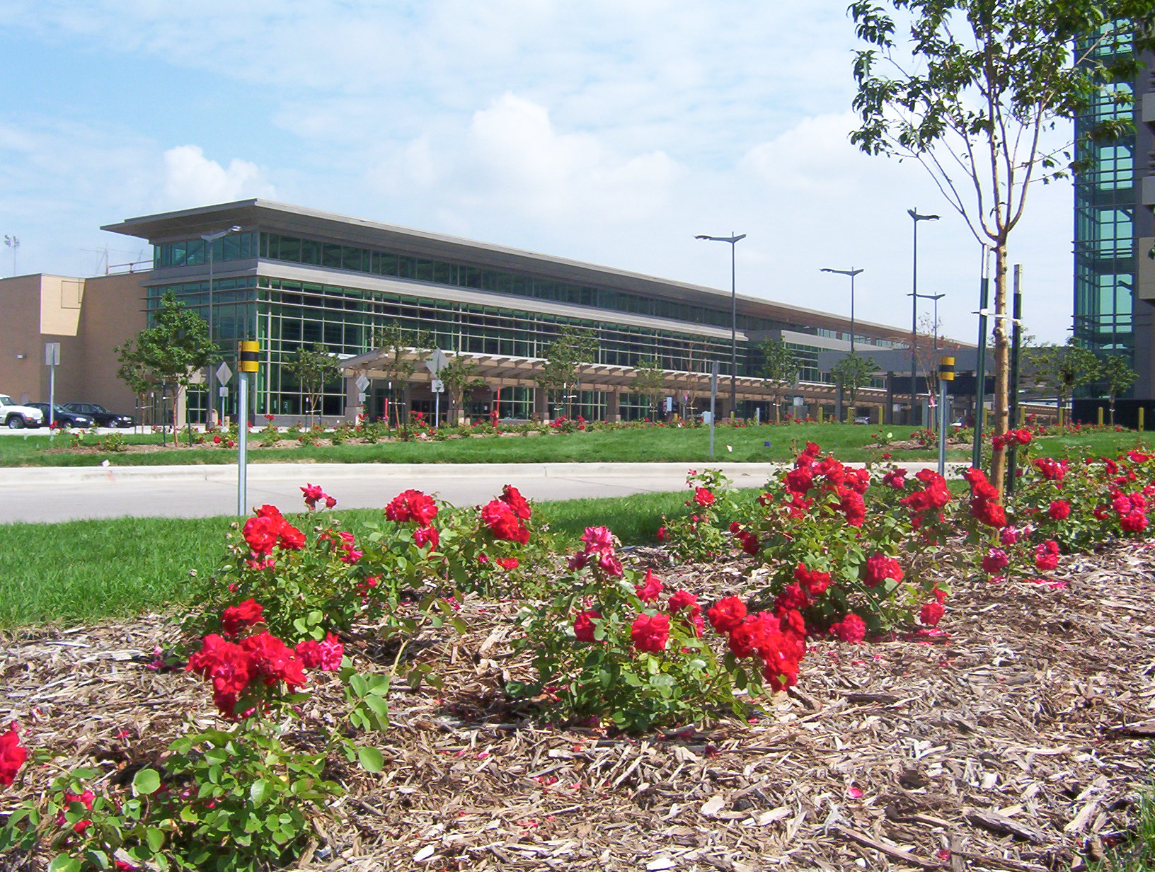 Commercial campus landscape maintenance irrigation by design